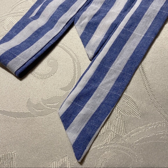 2/$10 NWOT Zaful Blue and White Striped Romper Size S - Picture 5 of 6